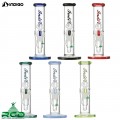 WATER PIPE INDIGO STRAIGHT TUBE WITH PINCH COLOR MOUTHPIECE AND VERTICAL STILTED DOWNSTEM WPI1200 1CT